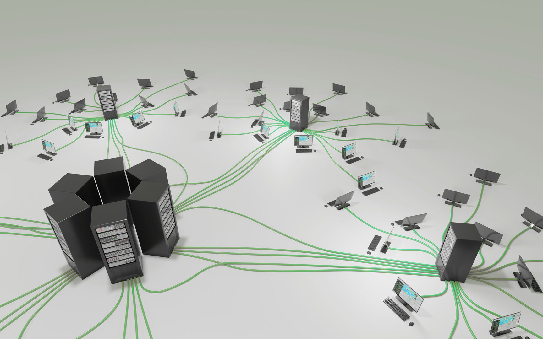 Element Critical Distributed Data Center Model